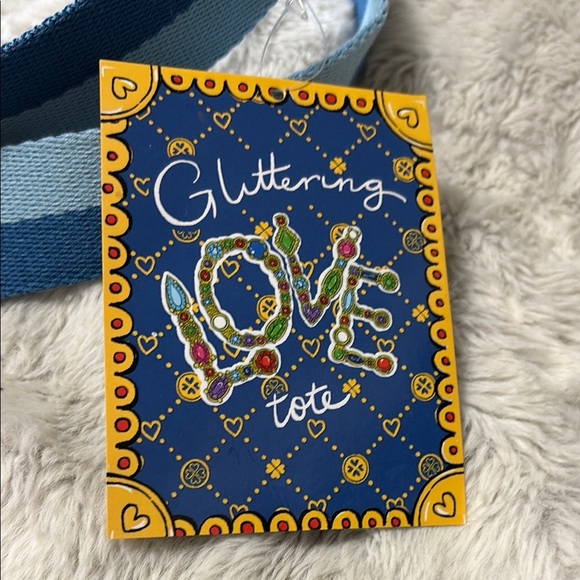 Brighton Glittering LOVE tote NWT - Picture 10 of 11
